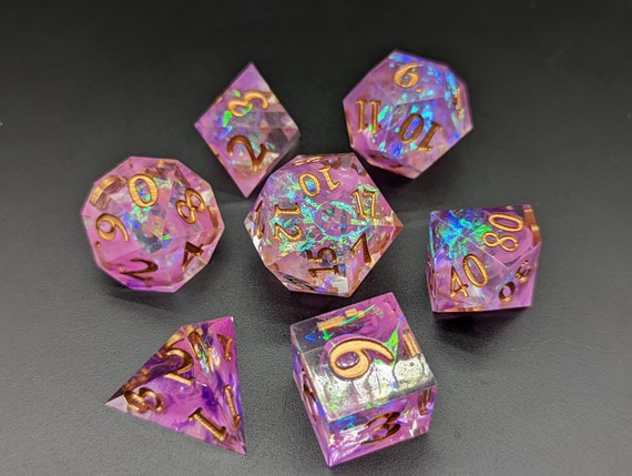 Candy Apacolypse - Sharp Edge Dice -  DnD Dice Set - Polyhedral Dice Set - D&D Dice - TTRPG Dice - Dungeons and Dragons