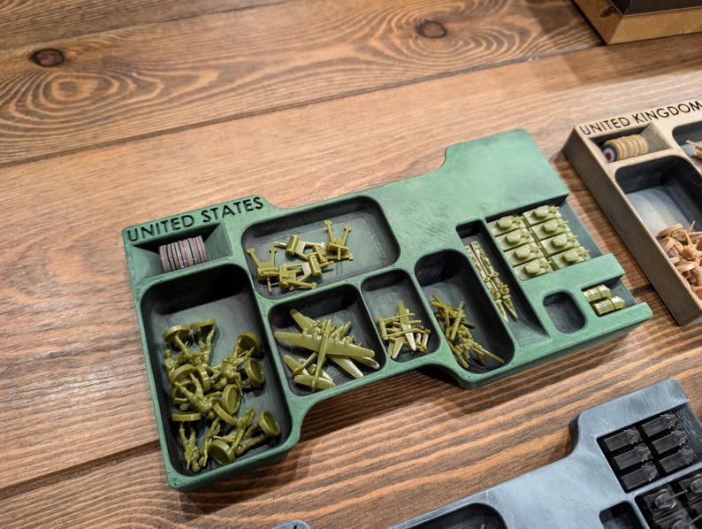Axis and Allies: North Africa - Inserti per il gioco / Organizzatore di gioco / Accessori (Set completo, 6 pezzi) immagine 5