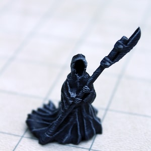 Wraith zwaaiende bardiche - 28 mm tabletop gamingminiatuur, D&D, Dungeons and Dragons - FDM 3D-geprint - 0,1 mm laaghoogte, hoog detail!