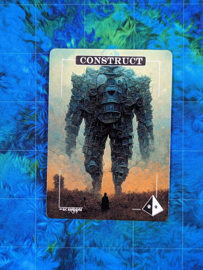 Construct Colossus Token Construct Tokens - 5 Card Pack - Etsy