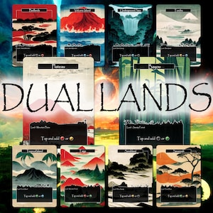 Dual Lands (10 Card Pack) - Magic Proxies - Full Art Proxies
