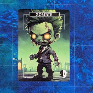 Zombie Tokens Chibi Magic Proxies Full Art Proxy 5 Card Pack image 2