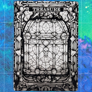Treasure Metal Token - Cartão de alumínio de 0,5 mm de espessura - Full Art Token - Magic Tokens
