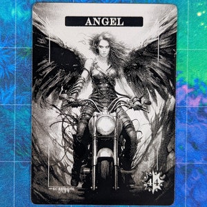 Angel Metal Token - 0.5mm Thick Aluminum Card - Full Art Token - Magic Tokens