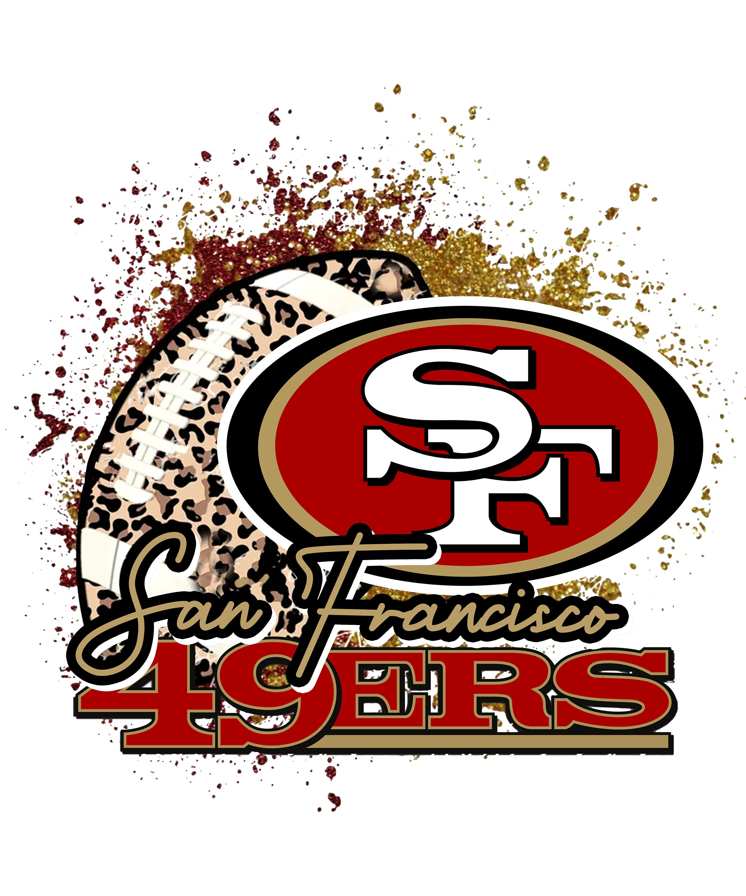 49ers NFL | Ready to Press Sublimation Design | Sublimation Transfer |  Obsessed With The Heat Press ™