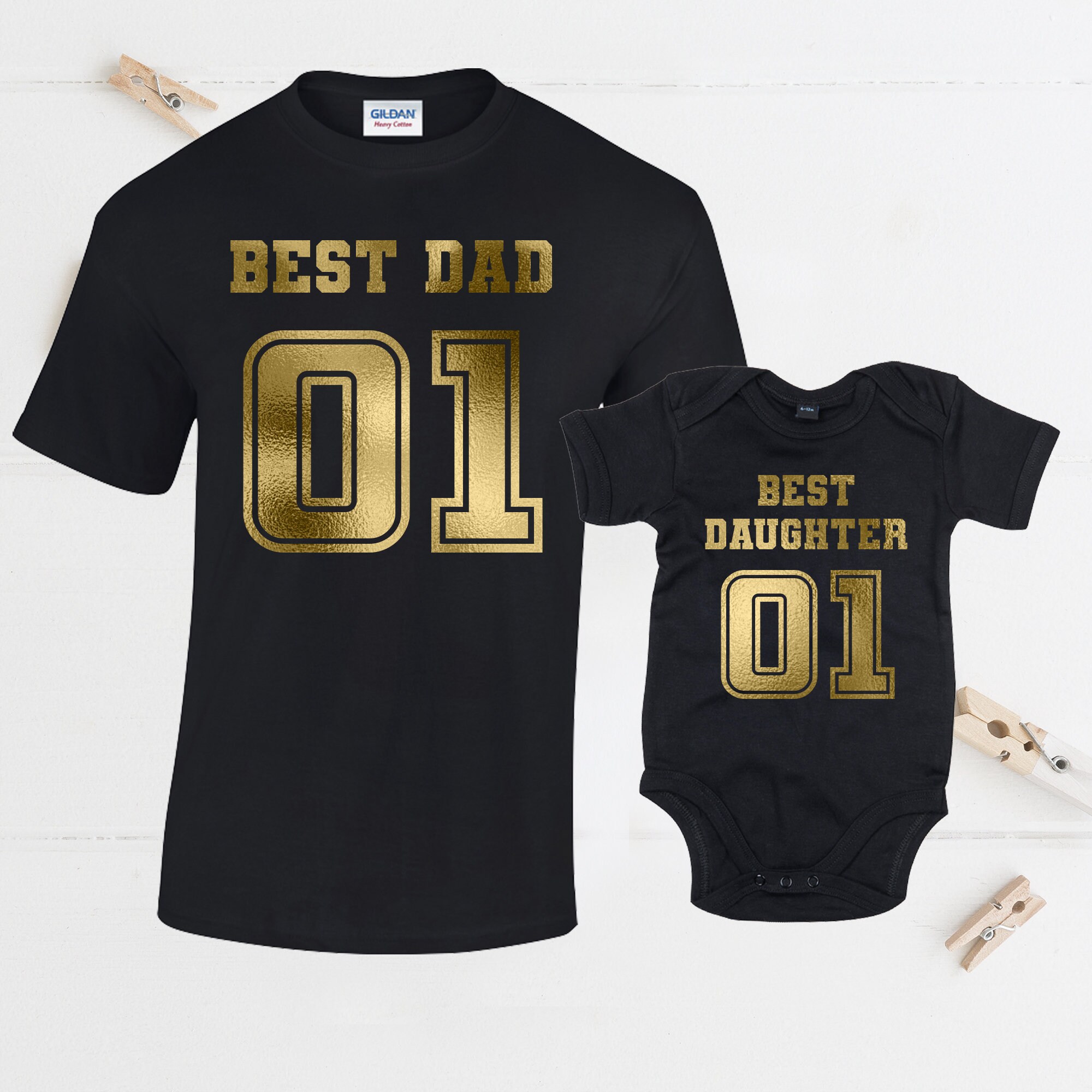 Father Son Matching Shirts Father and Baby Shirts Best Dad - Etsy UK