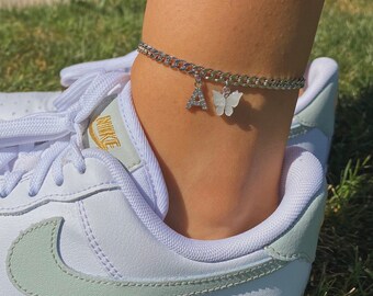 Download Butterfly Anklet Etsy