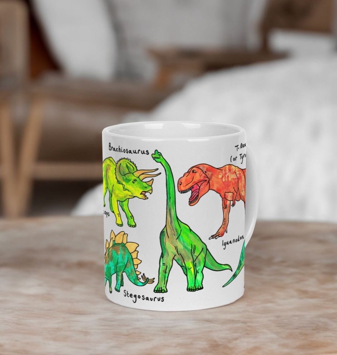 Chrome Dino – Offline T-Rex 11 oz Ceramic Mug Chrome Dino – Offline T-Rex  Mugs