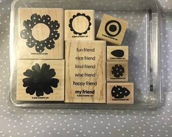 World Treasures Retired Stampin Up Stamp Set Etsy