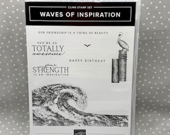 Waves of Inspiration stamp set, Retired Stampin Up!