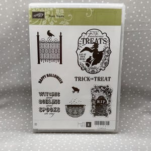 Retired Stampin up Stamps Halloween - Etsy