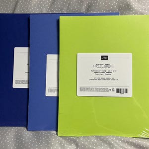 Inscrivez-vous ! Papier cartonné 2022-2024 en couleurs (paquet de 24) NOUVEAU