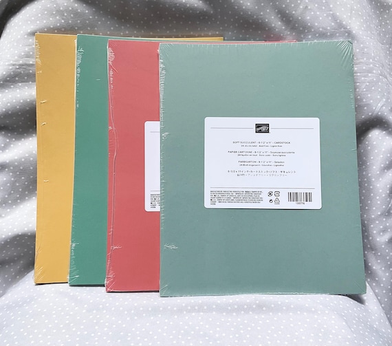 Stampin Up! Retired Vintage Card Stock (24 Count Pack) NEW - Etsy