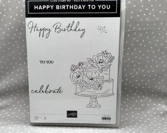 Happy Birthday To You stamp set, Retired Stampin Up! SALE-A-BRATION