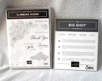 Climbing Roses stamp set & Rose Trellis Thinlits Dies, BUNDLE-Retired Stampin Up! BRAND NEW