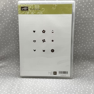 Itty Bitty Bits stamp set, Retired Stampin Up, set of 9 stamps