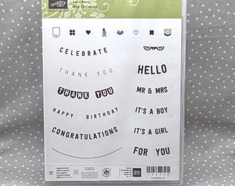 Any Occasion stamp set, Retired Stampin Up! SALE-A-BRATION