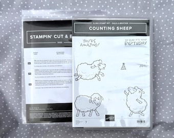 Counting Sheep & Sheep Dies, Rare/ Last One, Retired SALE-A-BRATION Stampin Up! BUNDLE