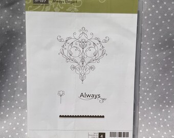 Retired Stampin Up! Always Elegant Stamp Set, set of 4