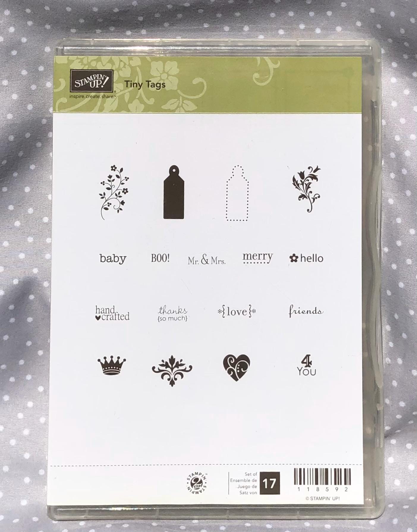 Stampin up Hello Friend Stamp Set - Etsy