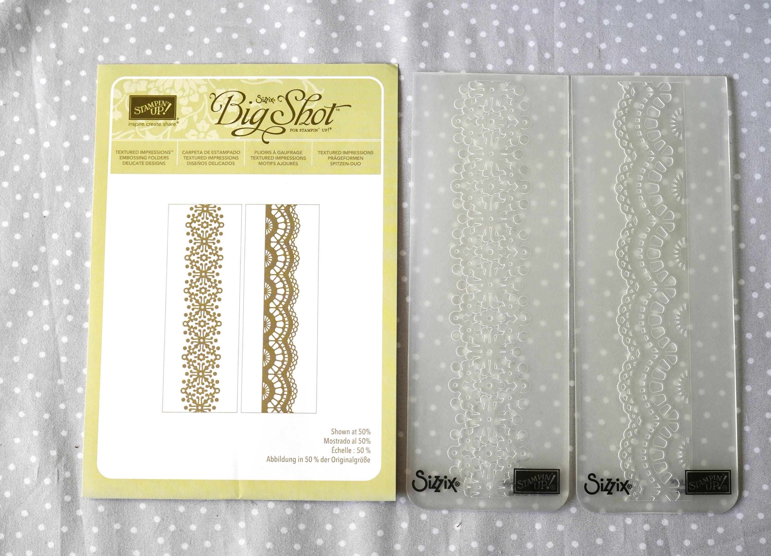Retired Stampin up Embossing Folder Hexagon/petal Burst/wildflower ...