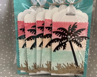 Stampin Up! Cute Palm Tree Sunset Pack of 5