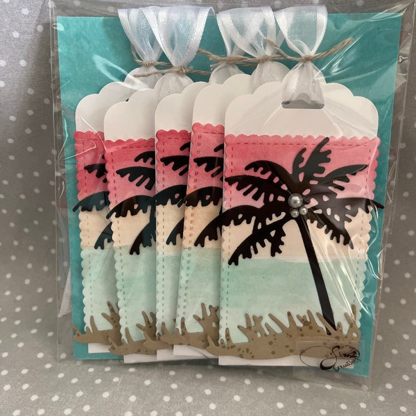 Stampin Up! Cute Palm Tree Sunset Pack of 5