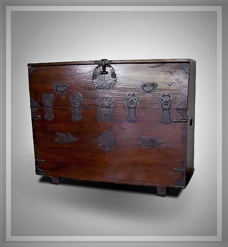Antique Korean blanket chest Etsy