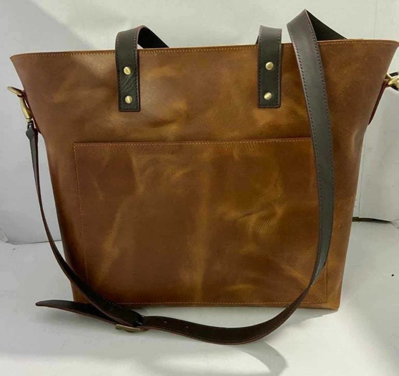 Leather Handbag Leather Purse Shoulder Bag Top Handle Bag Etsy