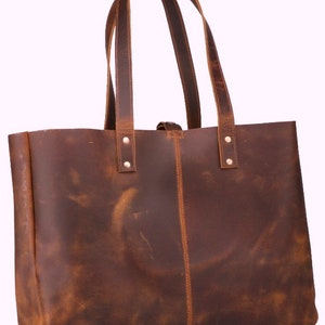 Large Leather Work Tote Bag Business Bag Women Large Leather - Etsy