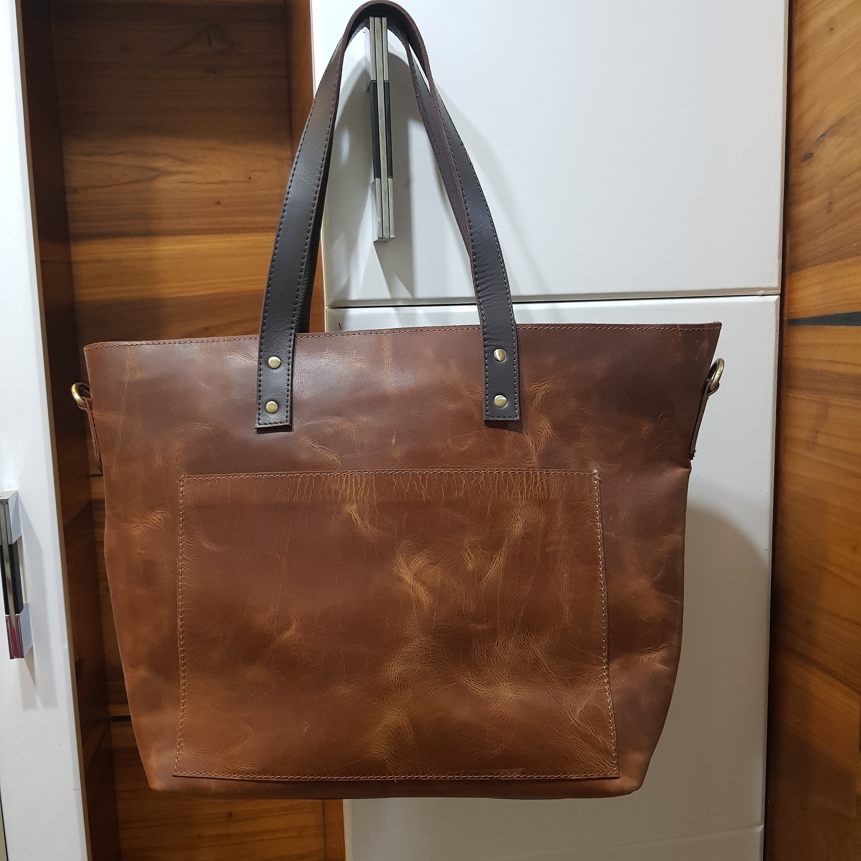 Distressed leather bag distressed leather purse distressed Etsy