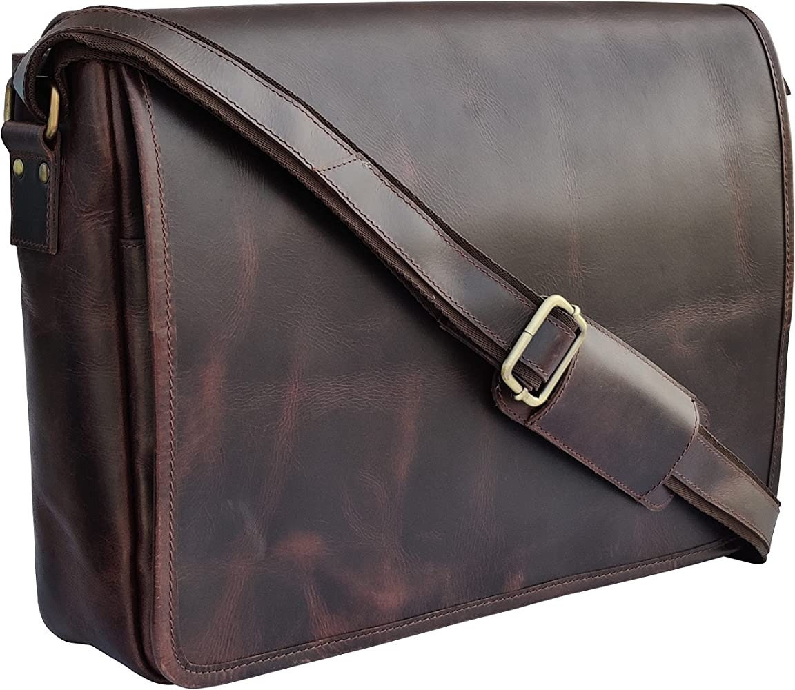 Kodiak Leather Messenger Bag Satchel Cyber Monday Sale Cyber Etsy