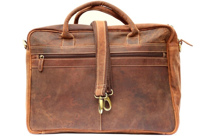 Leather Messenger Men Leather Satchel Lawyers Bag Laptop Etsy