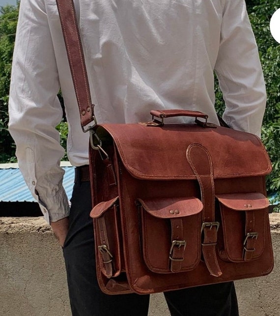 Buy Green & Brown Laptop Bags for Men by Tortoise Online | Ajio.com