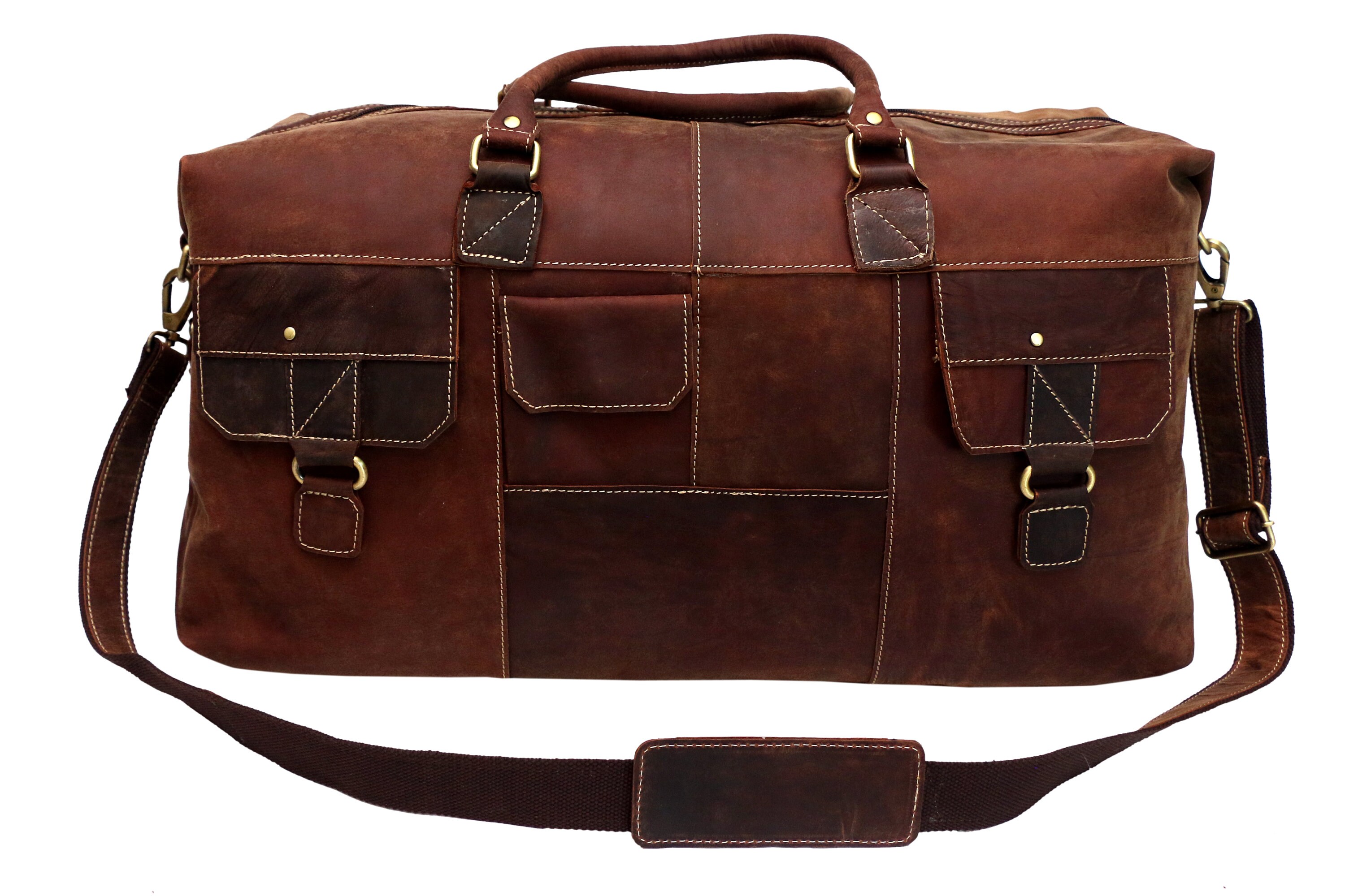 EXTRA LARGE Leather Travel Bag 100 Real Leather Weekend Bag Etsy UK