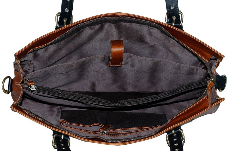 Women Leather Laptop Bag Womens Brown Leather Laptop Etsy