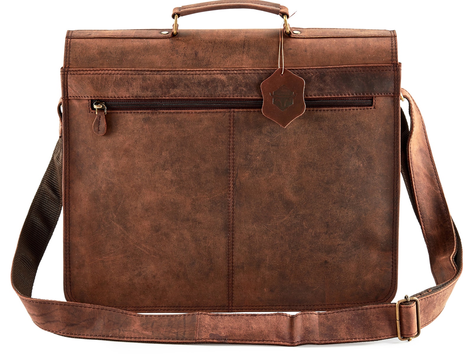 Leather Satchel Kodiak Leather Messenger Bag Mens Leather Etsy