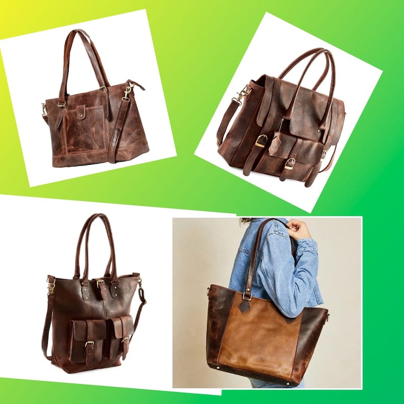 Women Leather Laptop Bag Womens Brown Leather Laptop Etsy