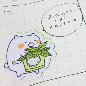 kawaii sticker sheet. Cute Colorful Stickers. Bullet Journal Stickers. Small Stickers. Waterproof clear/ matte white.