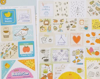 Stamp Stickers: Handmade Waterproof Vinyl Decals