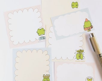 Handmade Frog Memo Pad, Mini To-Do List