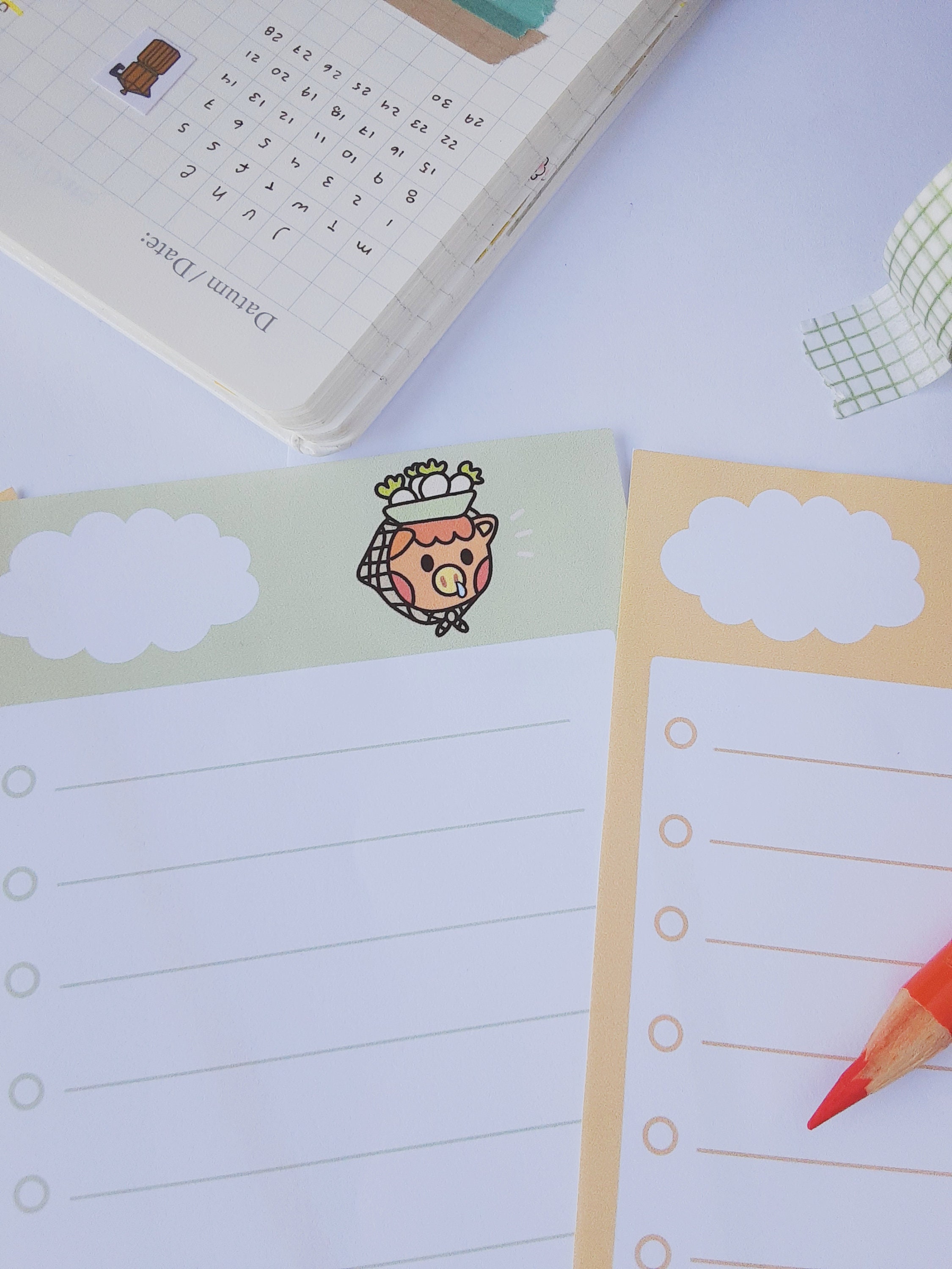 Cute Notepads/ Different Designs. Cute School Supplies. Cute Etsy UK