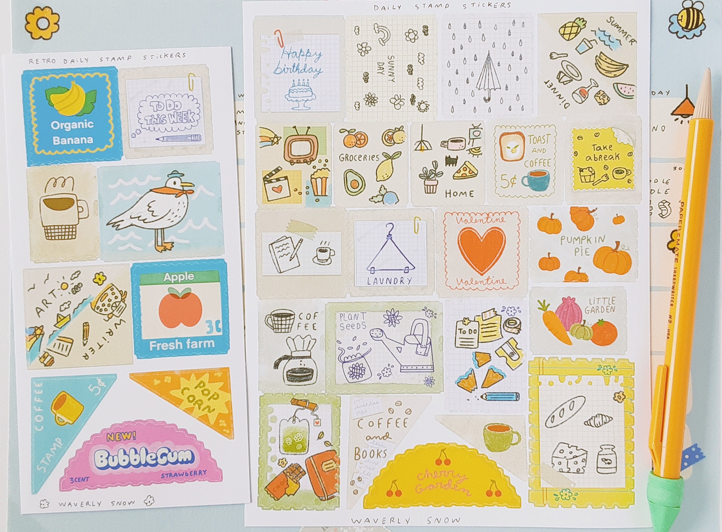 Sweet Birthday Stickers - Peekmybook