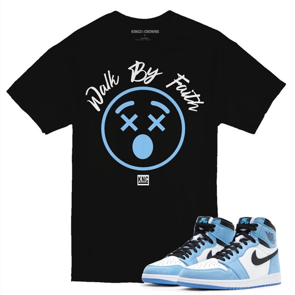 university blue jordan 1shirt