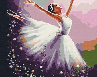 Ballerina Paint by Numbers - Etsy