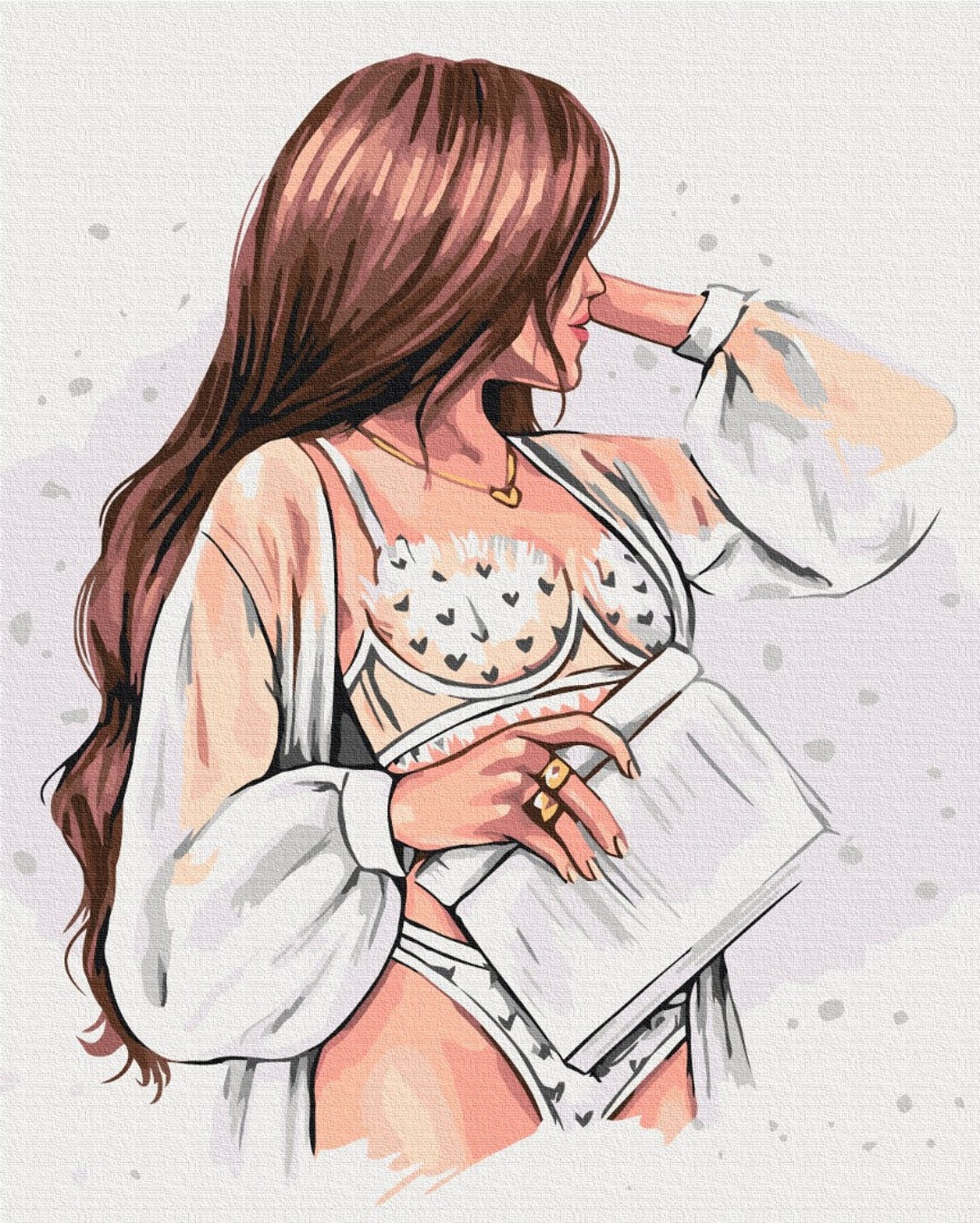 Paint by Number Nude Paint by Numbers Kit for Adult Framed - Etsy Norway