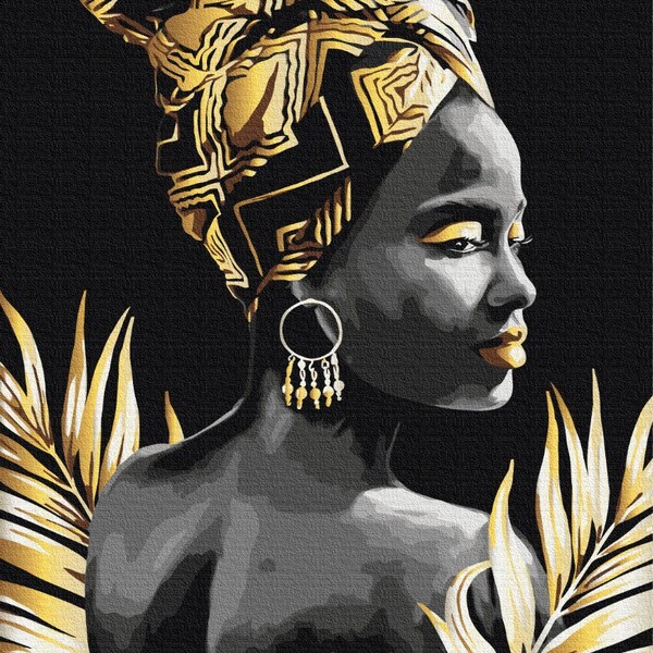 African American Paint by Numbers Etsy