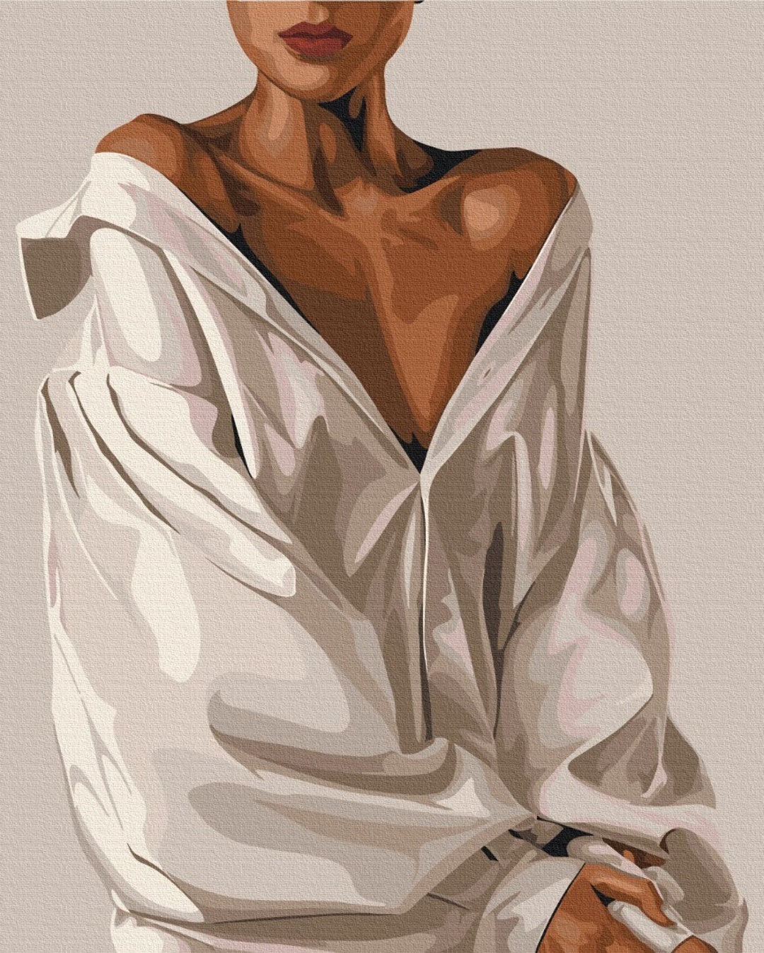 DIY Pintura Al óleo Sobre Lienzo Pintura Por Número Kit Bailando Personas Paisaje Patron Para Adultos