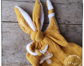 Filou, the soft cuddly rabbit / birth gift / baby birth / cuddly toy / rabbit cuddly toy / baby