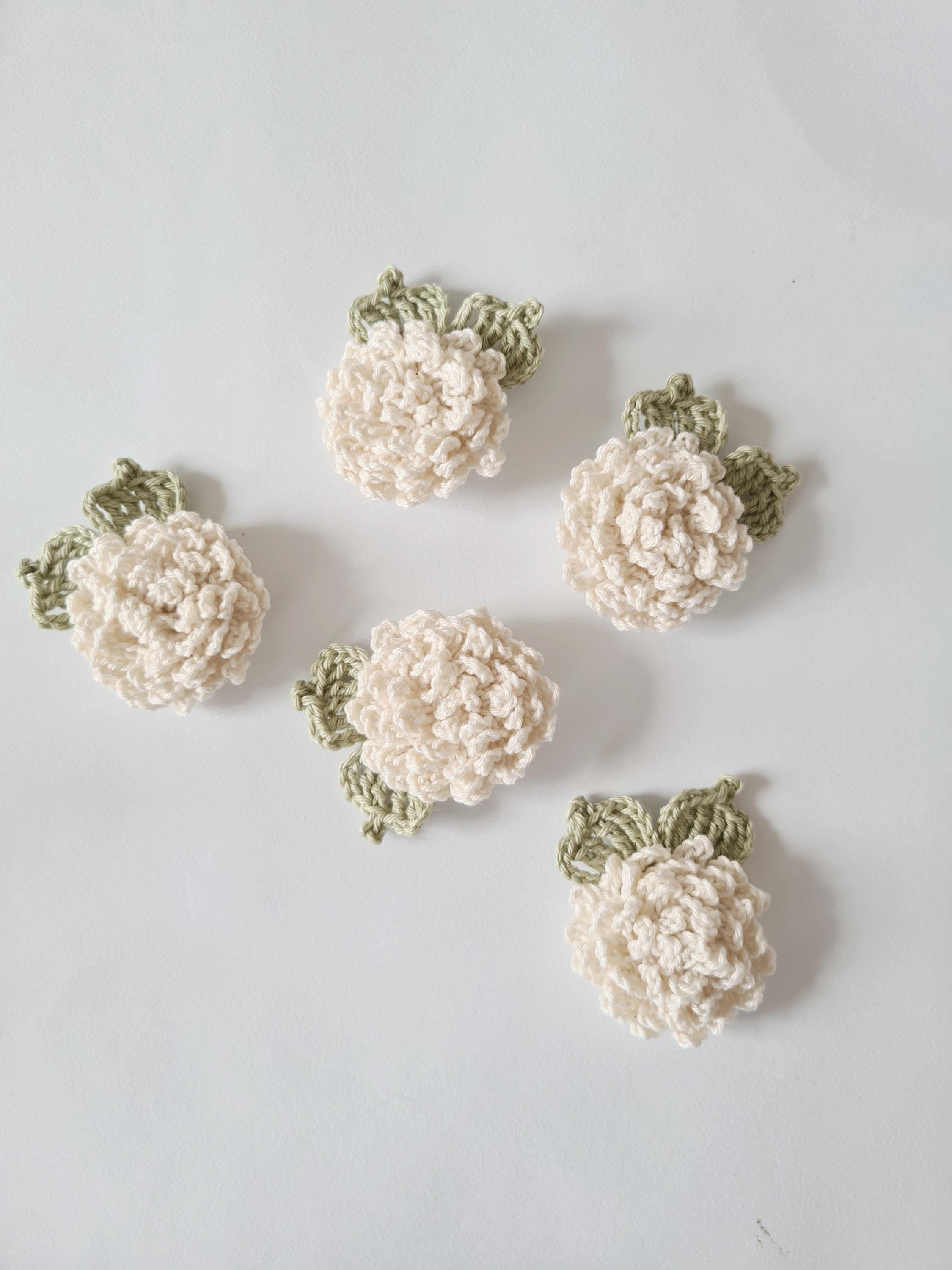 Crochet Flower Appliques